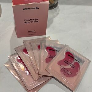 Grace & Stella Rosy Eye Masks -7 individual patches